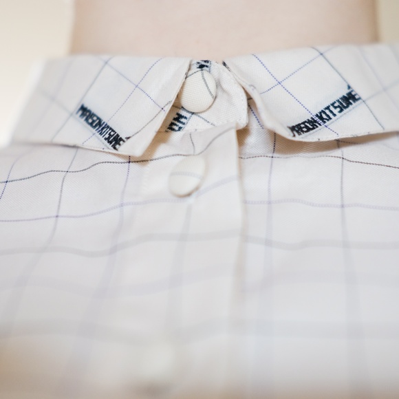 Maison Kitsuné Crosshatched Button Down - Picture 5 of 8